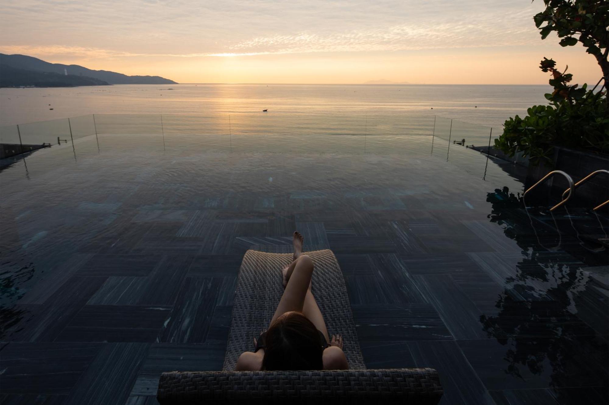 Leaf Beachfront Hotel Da Nang Exterior foto